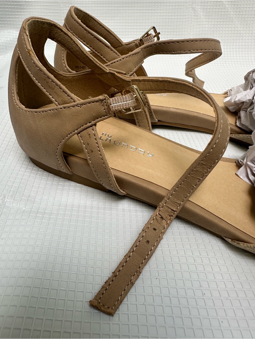 CL by Laundry Helena Snakeskin Metallic Gold Pointed Toe Flats Women’s 10 - Picture 5 of 7